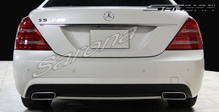 Custom Mercedes S Class  Sedan Rear Bumper (2007 - 2012) - $590.00 (Part #MB-039-RB)